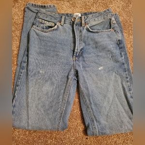 BDG Urban Outfitters Mom Distressed Blue Jeans